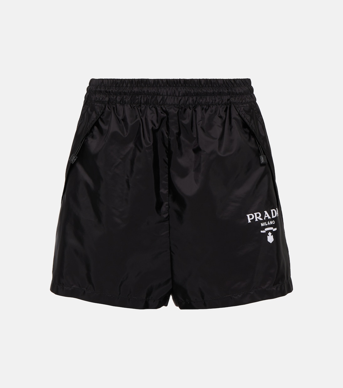 Шорты с высокой посадкой Re-Nylon Prada, черный
Шорты с высокой посадкой Re-Nylon Prada, черный