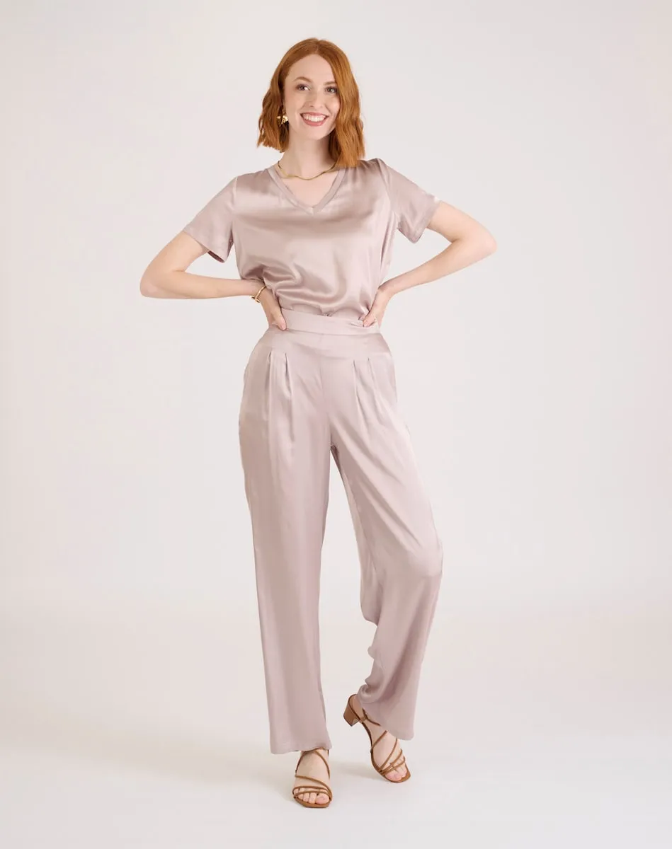 Женские брюки свободного кроя с высокой талией Naf Naf, бежевый
Женские брюки свободного кроя с высокой талией Naf Naf, бежевый