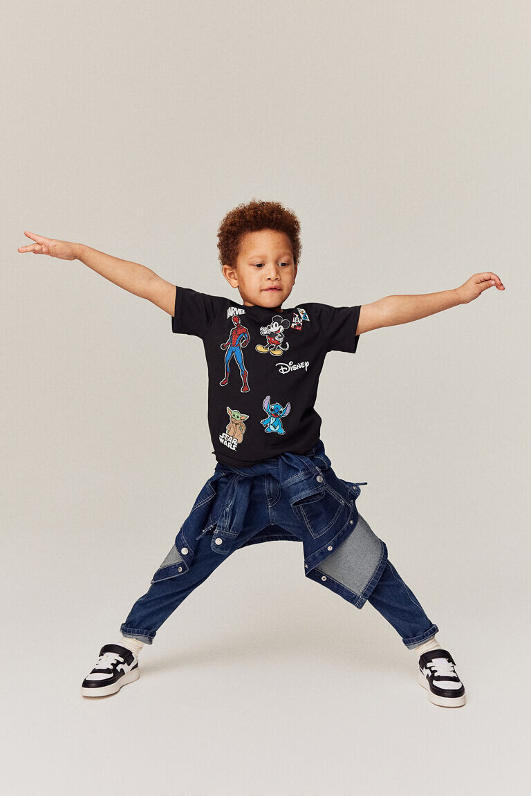 3 пары футболок с принтами H&M, черный
3 пары футболок с принтами H&M, черный