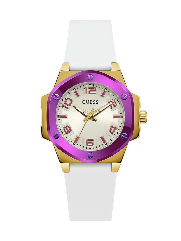 Guess Аналоговые женские часы белого цвета
Guess Аналоговые женские часы белого цвета