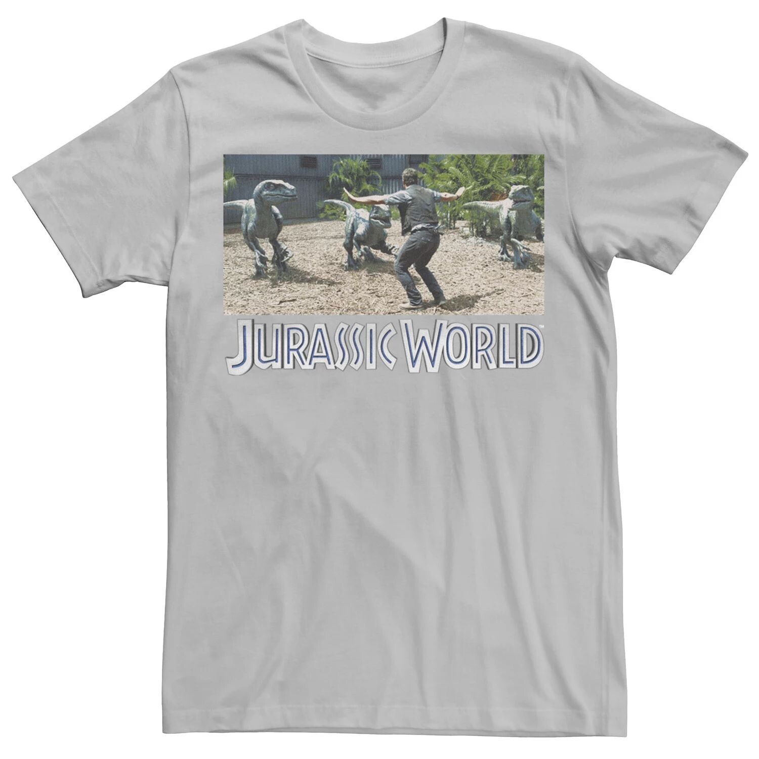 Мужская спортивная футболка с рисунком Jurassic World Owen Raptor Pack Licensed Character, серебристый
Мужская спортивная футболка с рисунком Jurassic World Owen Raptor Pack Licensed Character, серебристый