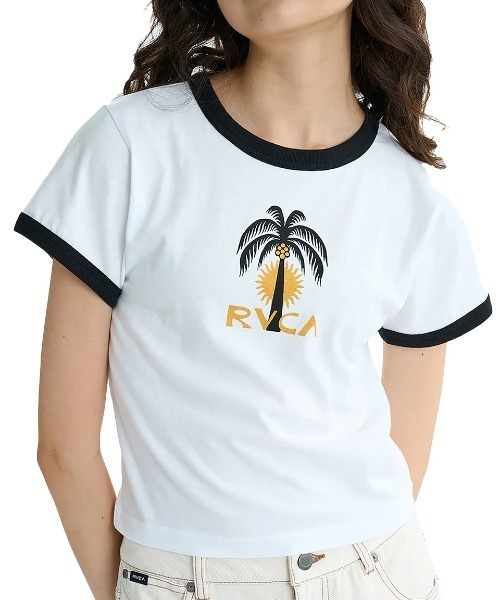 Женская футболка с коротким рукавом и контрастной отделкой RVCA, белый
Женская футболка с коротким рукавом и контрастной отделкой RVCA, белый