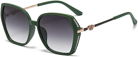 Модные квадратные солнцезащитные очки для женщин, стильные солнцезащитные очки в винтажном стиле, градиентные, с защитой от УФ-излучения UV400, в уличном стиле MTZJH, Green
Модные квадратные солнцезащитные очки для женщин, стильные солнцезащитные очки в винтажном стиле, градиентные, с защитой от УФ-излучения UV400, в уличном стиле MTZJH, Green