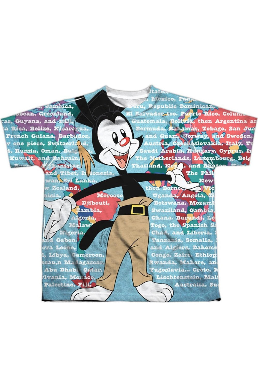 Футболка Animaniacs Yakko World с коротким рукавом для детей Gildan, белый
Футболка Animaniacs Yakko World с коротким рукавом для детей Gildan, белый