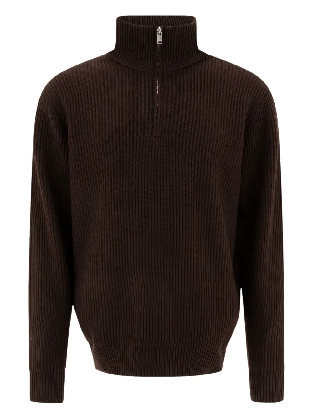 Ребристый свитер с высоким воротом и застежкой-молнией nonnative, коричневый
Ребристый свитер с высоким воротом и застежкой-молнией nonnative, коричневый