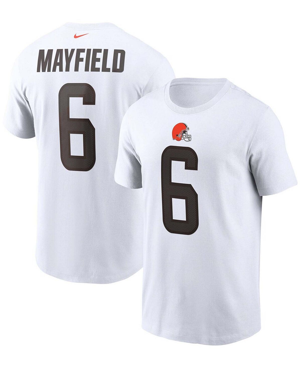 Мужская футболка Baker Mayfield White Cleveland Browns с именем и номером Nike
Мужская футболка Baker Mayfield White Cleveland Browns с именем и номером Nike