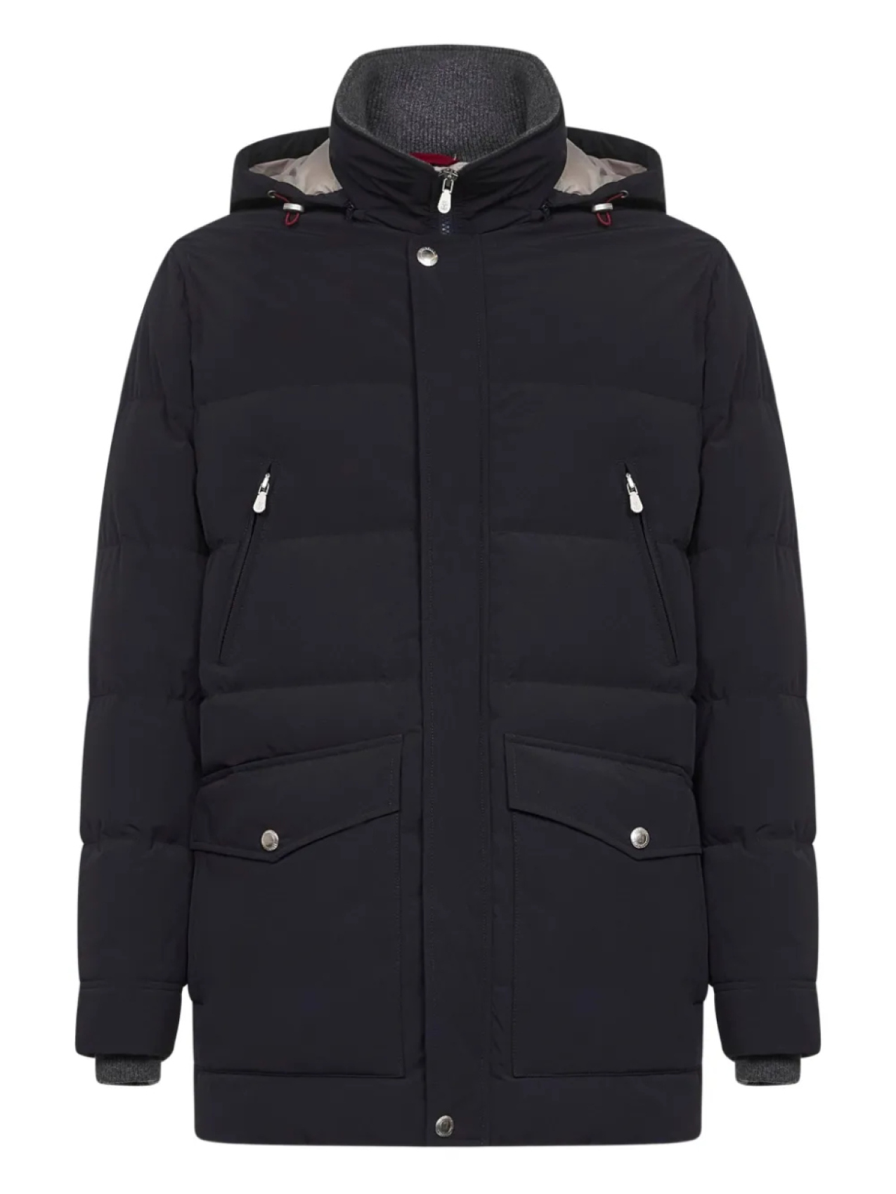 Стеганая куртка с высоким воротником Brunello Cucinelli, синий
Стеганая куртка с высоким воротником Brunello Cucinelli, синий