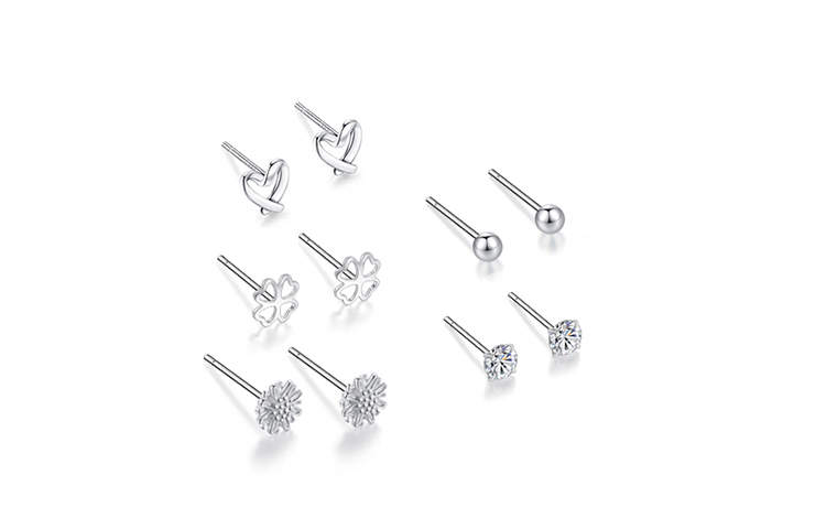 MISS TOOYA Серьги-гвоздики из стерлингового серебра для женщин
MISS TOOYA Серьги-гвоздики из стерлингового серебра для женщин