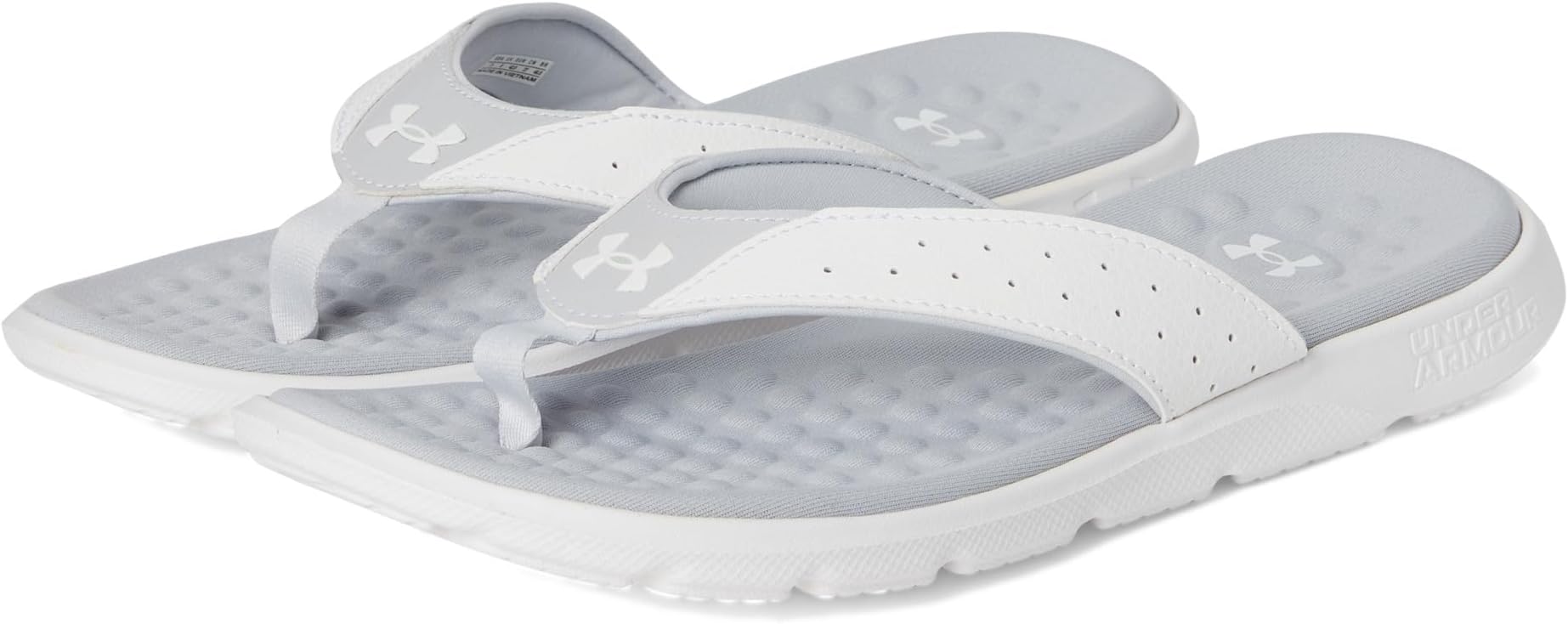 Сандалии Under Armour Ignite 7 Flip-Flop, цвет White/Halo Gray/White 
Сандалии Under Armour Ignite 7 Flip-Flop, цвет White/Halo Gray/White