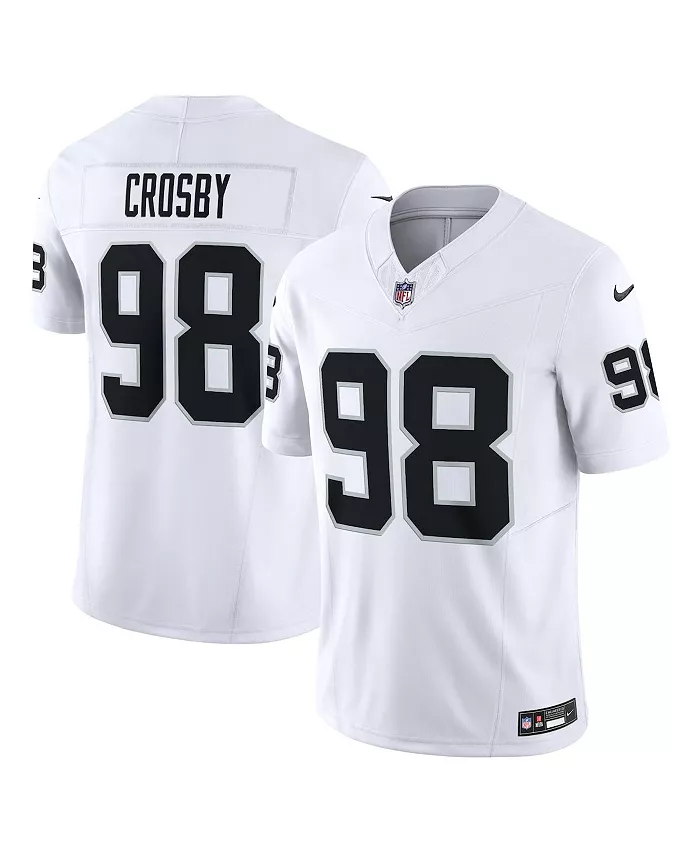 Мужская лимитированная джерси Las Vegas Raiders Maxx Crosby White Vapor F.U.S.E Nike
Мужская лимитированная джерси Las Vegas Raiders Maxx Crosby White Vapor F.U.S.E Nike