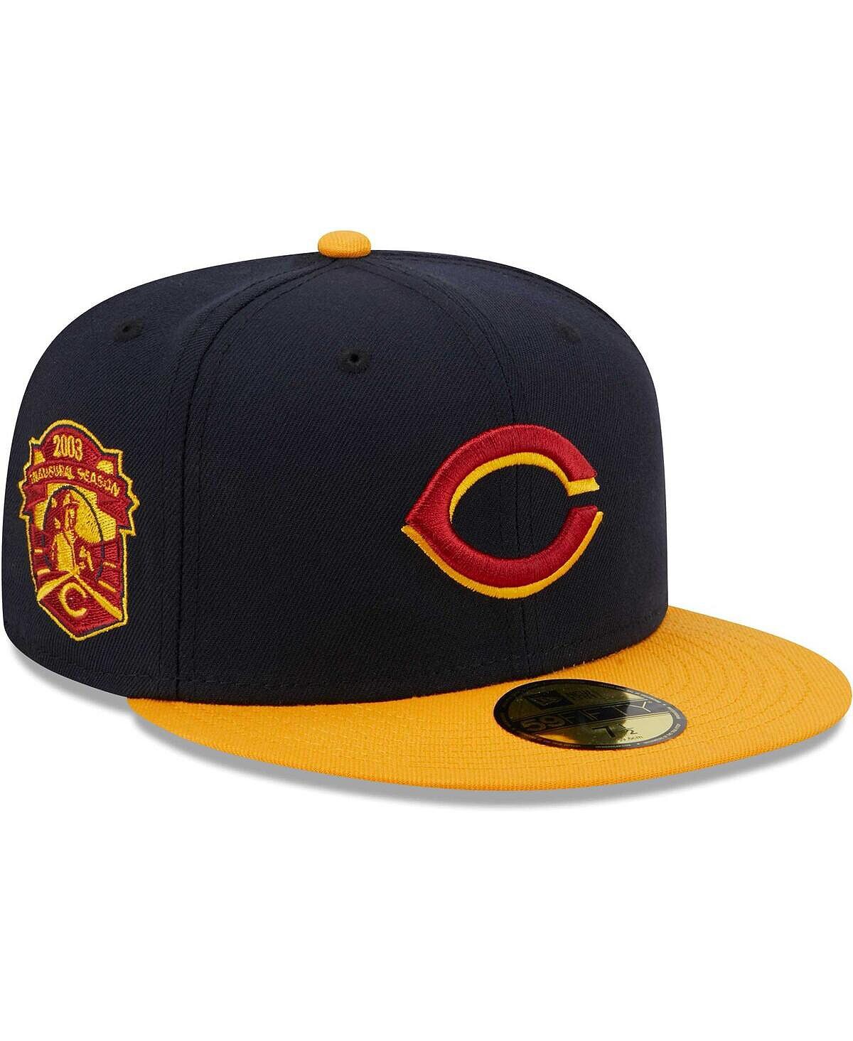 Мужская темно-синяя, золотистая приталенная шляпа Cincinnati Reds Primary Logo 59FIFTY New Era
Мужская темно-синяя, золотистая приталенная шляпа Cincinnati Reds Primary Logo 59FIFTY New Era