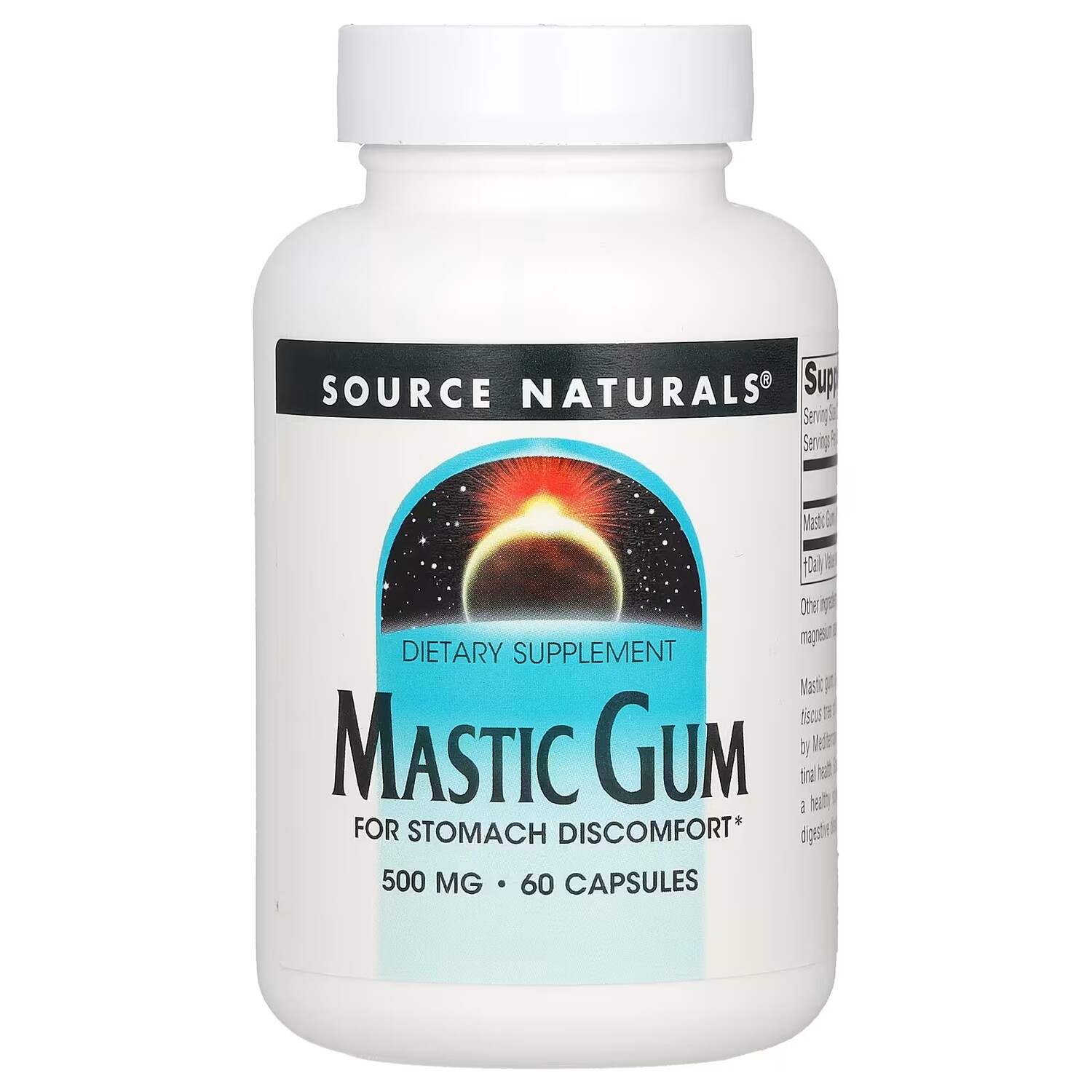 Мастика Gum Source Naturals 500 мг, 60 капсул
Мастика Gum Source Naturals 500 мг, 60 капсул