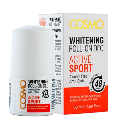 Дезодорант Whitening Roll On Active Sport 50ml
Дезодорант Whitening Roll On Active Sport 50ml