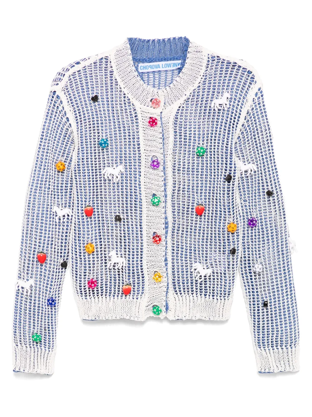 Кардиган Trip Trip Chopova Lowena, белый 
Кардиган Trip Trip Chopova Lowena, белый