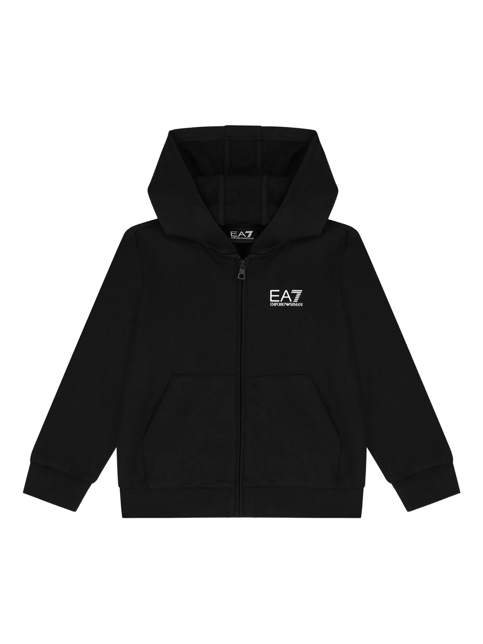 Куртка на молнии с капюшоном и логотипом Emporio Armani Kids, черный
Куртка на молнии с капюшоном и логотипом Emporio Armani Kids, черный