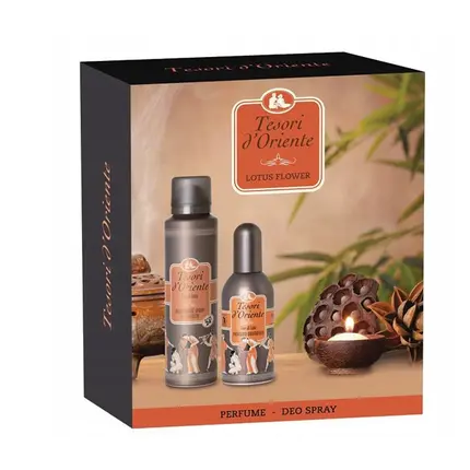 Fior Di Loto Lotos Set Дезодорант и духи в декоративной коробке Tesori D'Oriente
Fior Di Loto Lotos Set Дезодорант и духи в декоративной коробке Tesori D'Oriente