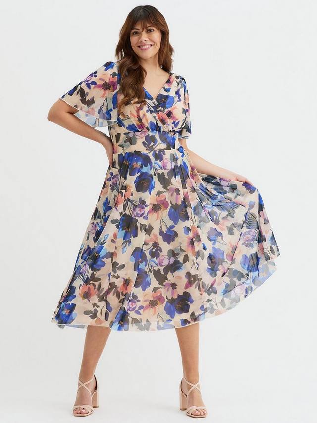 Платье миди Victoria Floral с рукавами ангел Scarlett & Jo, Beige/Blue
Платье миди Victoria Floral с рукавами ангел Scarlett & Jo, Beige/Blue