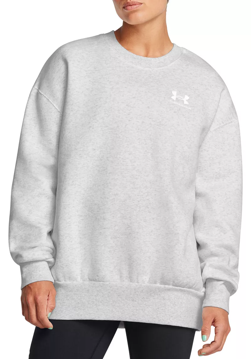 Женская флисовая футболка оверсайз Under Armour Icon, цвет Distant Gray Med Hr/Wt
Женская флисовая футболка оверсайз Under Armour Icon, цвет Distant Gray Med Hr/Wt