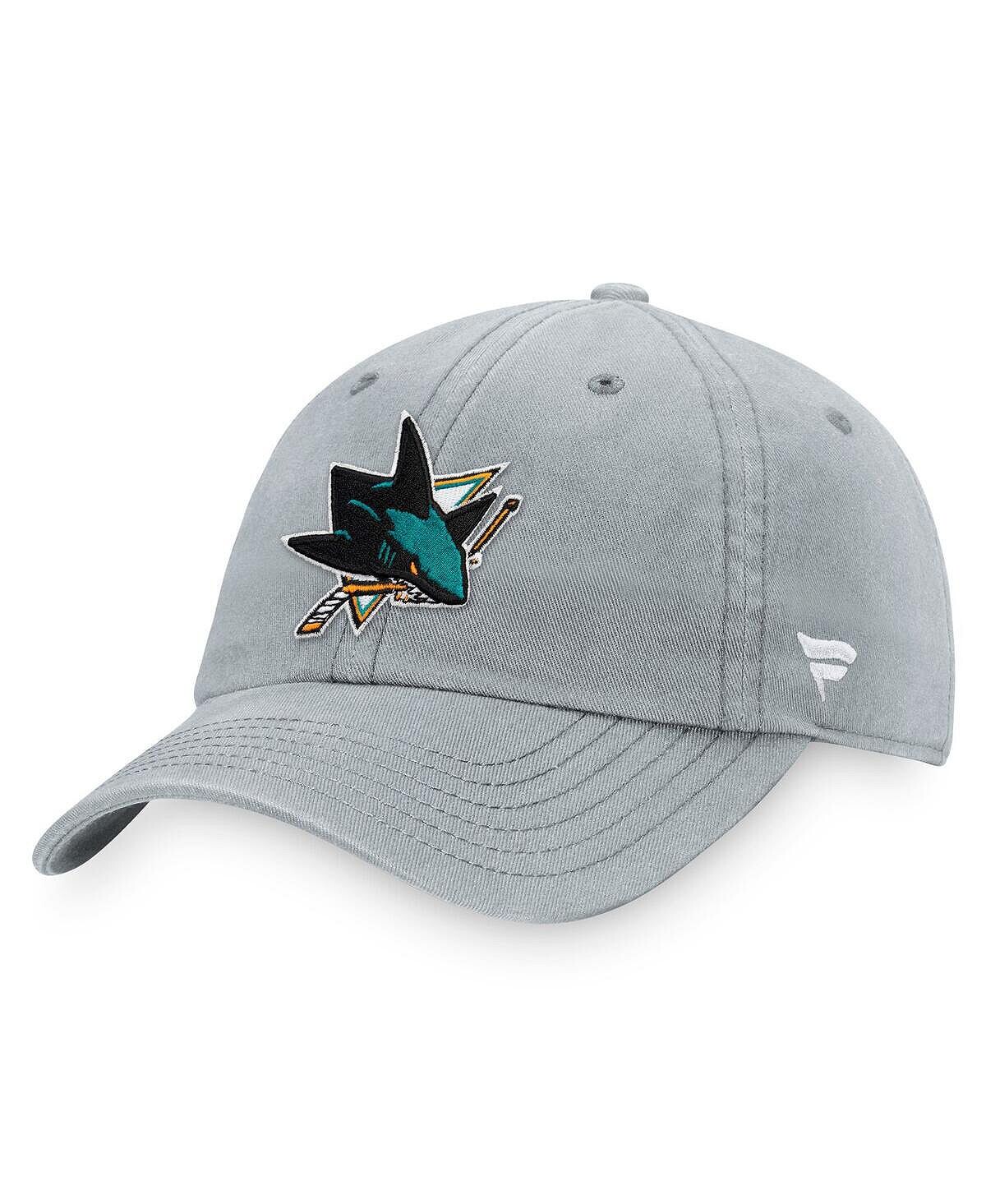Мужская серая кепка с регулируемым логотипом San Jose Sharks Core Primary Fanatics
Мужская серая кепка с регулируемым логотипом San Jose Sharks Core Primary Fanatics