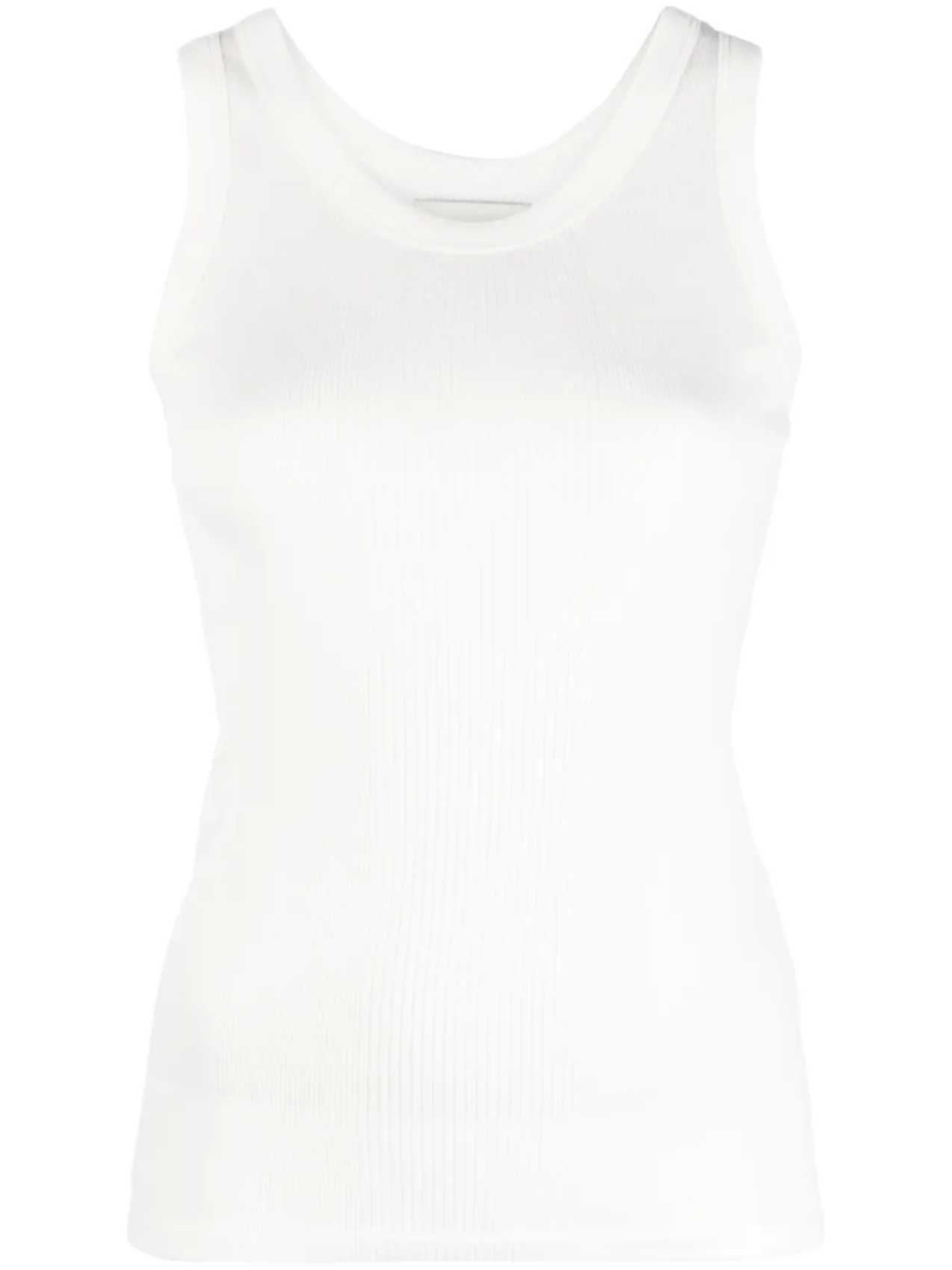 Топ с круглым вырезом LouLou de Saison, белый 
Топ с круглым вырезом LouLou de Saison, белый