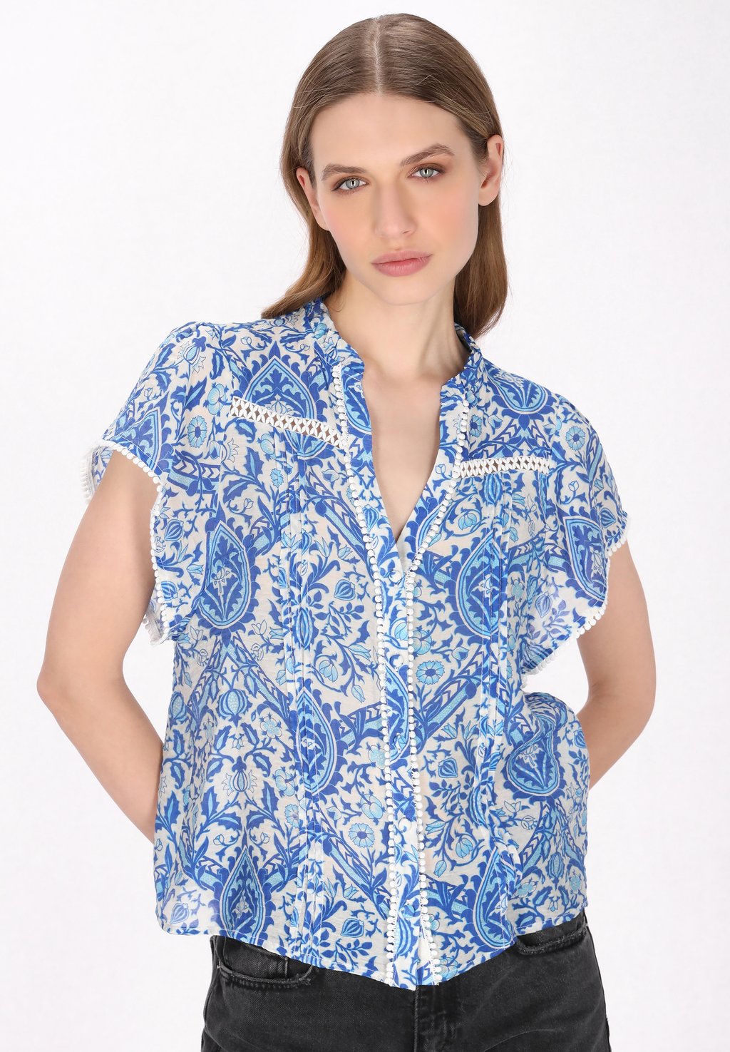 Блуза DreiMaster, бирюзовый
Блуза DreiMaster, бирюзовый