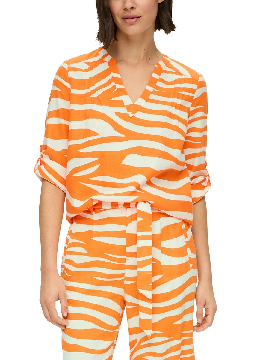 Блузка с принтом S.Oliver, льняная ткань, с рукавами 3/4, цвет Orange Aop
Блузка с принтом S.Oliver, льняная ткань, с рукавами 3/4, цвет Orange Aop