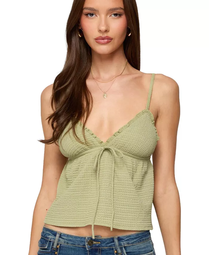 Женская фактурная майка-бэбидолл Brianne Edikted, зеленый
Женская фактурная майка-бэбидолл Brianne Edikted, зеленый