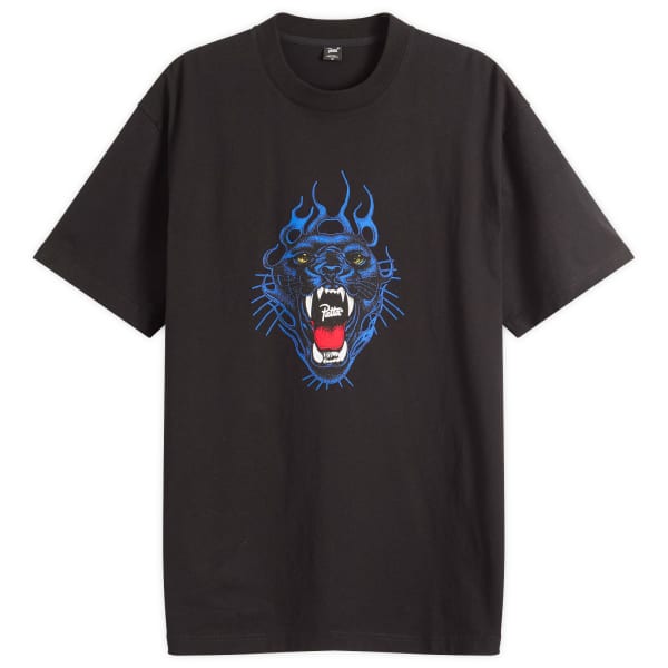 Футболка с изображением огненной пантеры Patta, черный
Футболка с изображением огненной пантеры Patta, черный