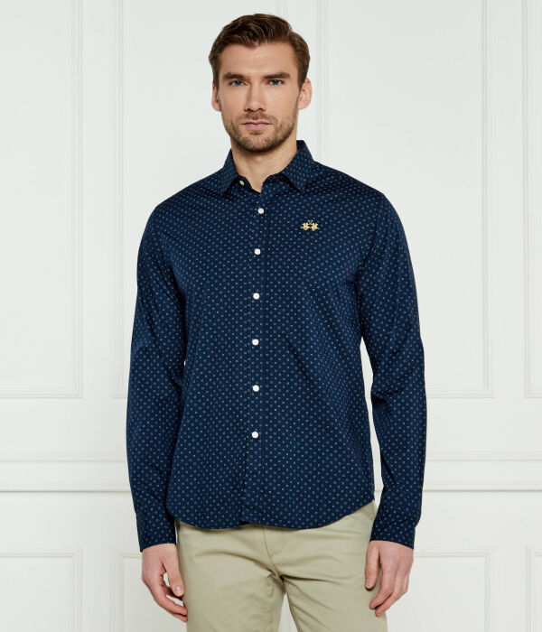 Рубашка мужская La Martina с принтом, синий
Рубашка мужская La Martina с принтом, синий
