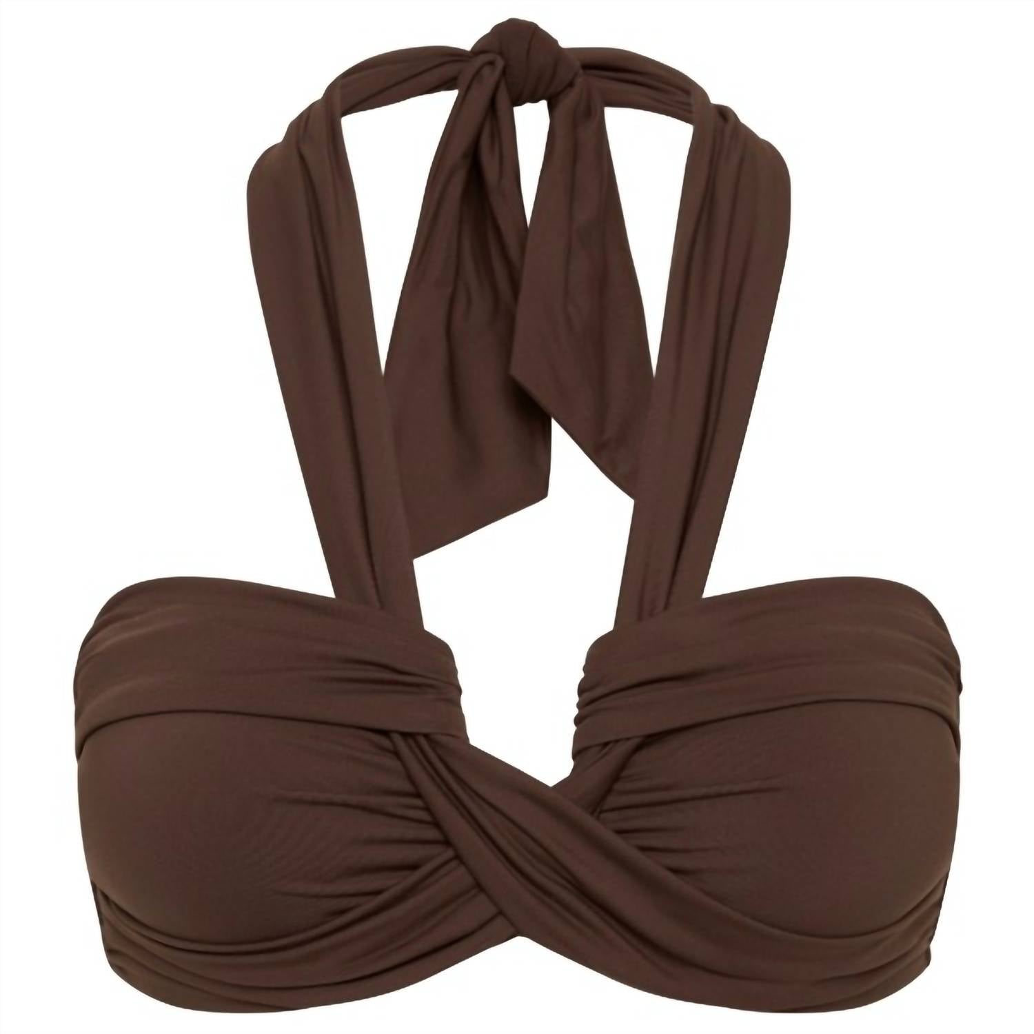 Женский топ-бандо бикини на бретелях Espresso Seafolly, Espresso 
Женский топ-бандо бикини на бретелях Espresso Seafolly, Espresso