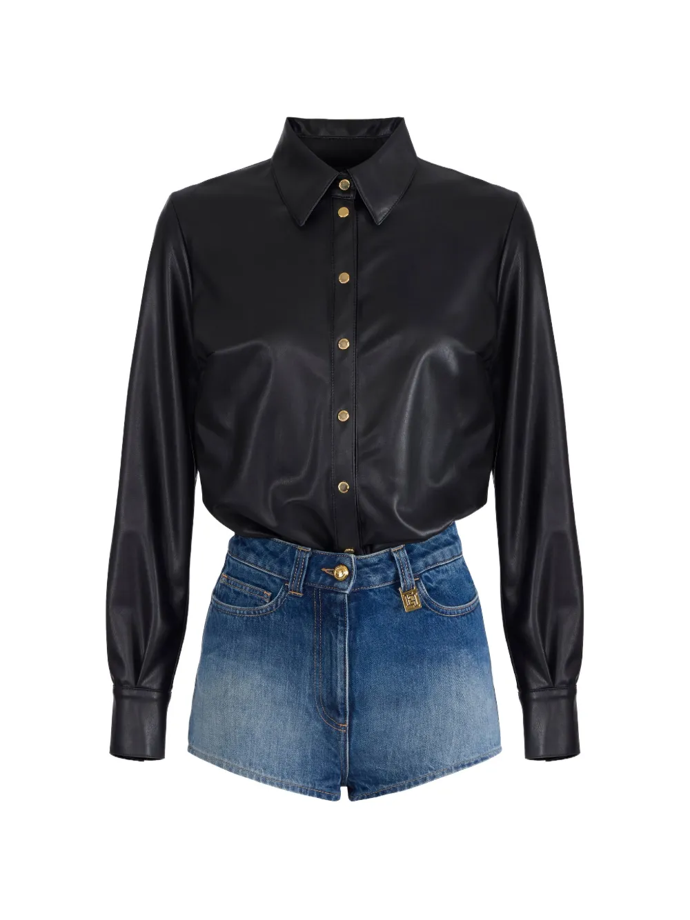 Джинсовый комбинезон Elisabetta Franchi, черный
Джинсовый комбинезон Elisabetta Franchi, черный