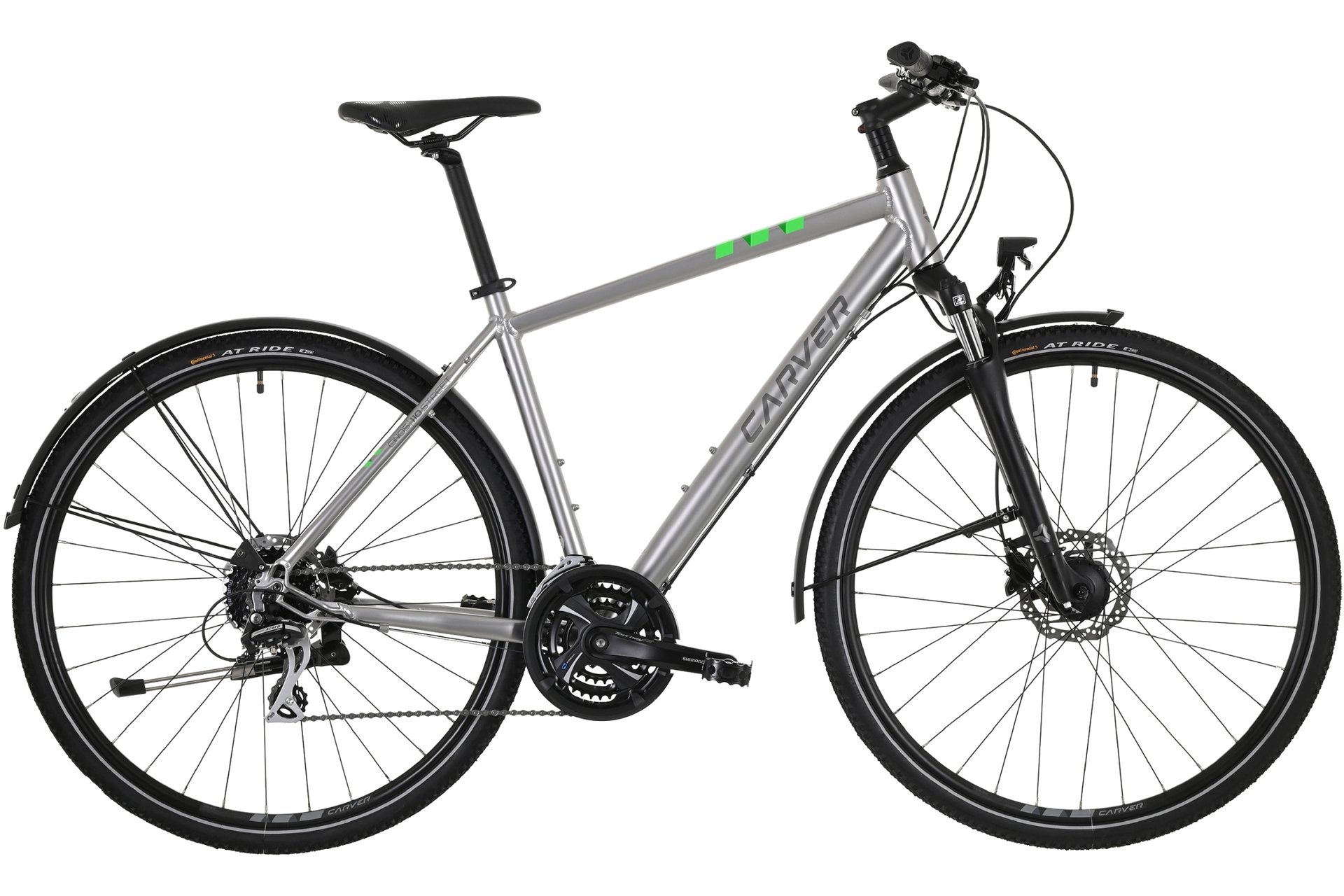 Кроссовый велосипед Carver Cinos Street 110 - 28 дюймов - Diamant - 2024, цвет Grau|midgrey anthracite neongreen
Кроссовый велосипед Carver Cinos Street 110 - 28 дюймов - Diamant - 2024, цвет Grau|midgrey anthracite neongreen