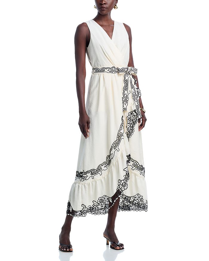 Макси-платье с вышивкой "Poppy" Elie Tahari, слоновая кость/кремовый
Макси-платье с вышивкой "Poppy" Elie Tahari, слоновая кость/кремовый