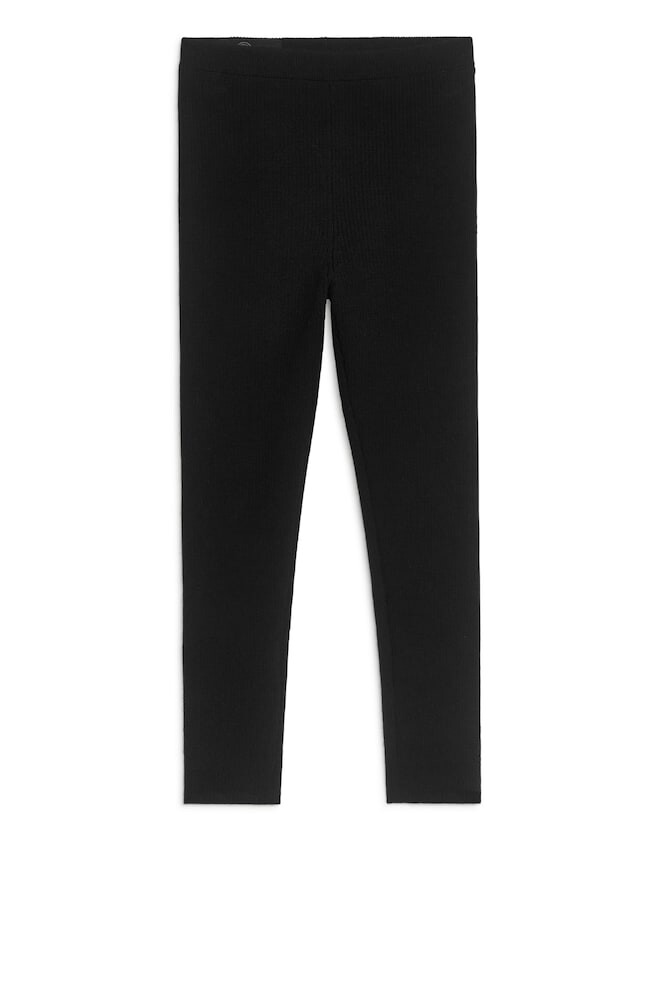 Леггинсы из смесовой шерсти в рубчик Arket, черный
Леггинсы из смесовой шерсти в рубчик Arket, черный