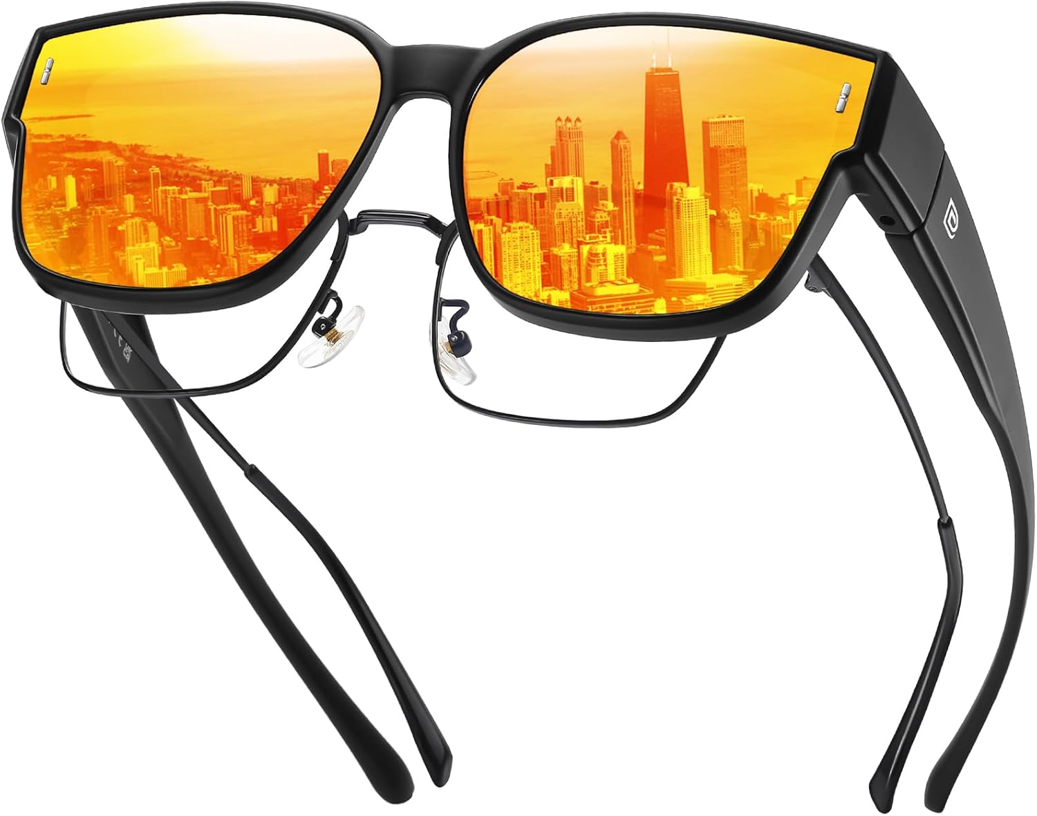 Солнцезащитные очки DUCO Fit Over для мужчин и женщин, надеваемые поверх обычных очков, ретро-очки с обтекаемой формой, поляризованные, защита UV400, модель DC8981, B Matte Black Frame Revo Red Lens
Солнцезащитные очки DUCO Fit Over для мужчин и женщин, надеваемые поверх обычных очков, ретро-очки с обтекаемой формой, поляризованные, защита UV400, модель DC8981, B Matte Black Frame Revo Red Lens