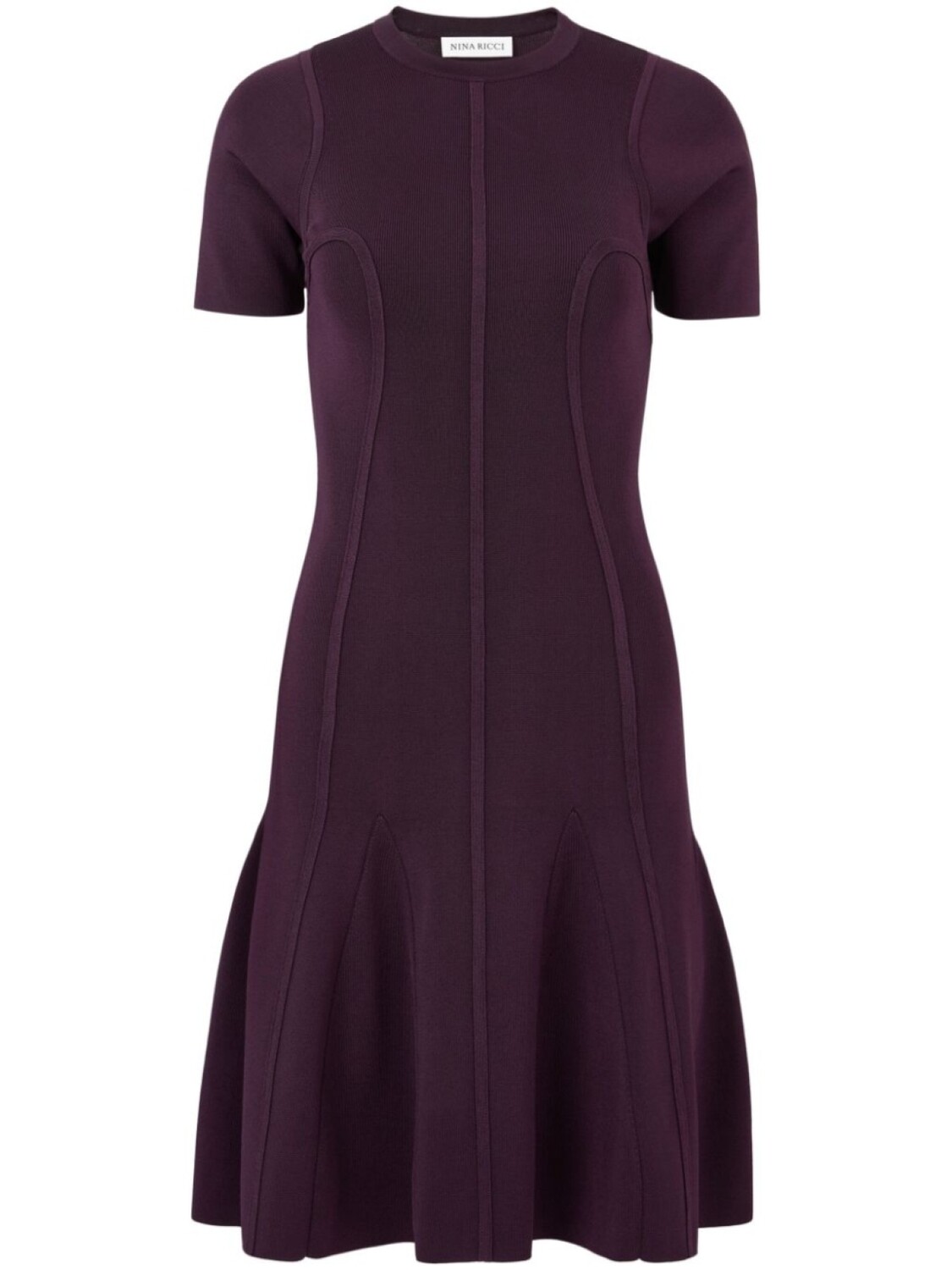 Nina Ricci платье миди с баской, красный
Nina Ricci платье миди с баской, красный