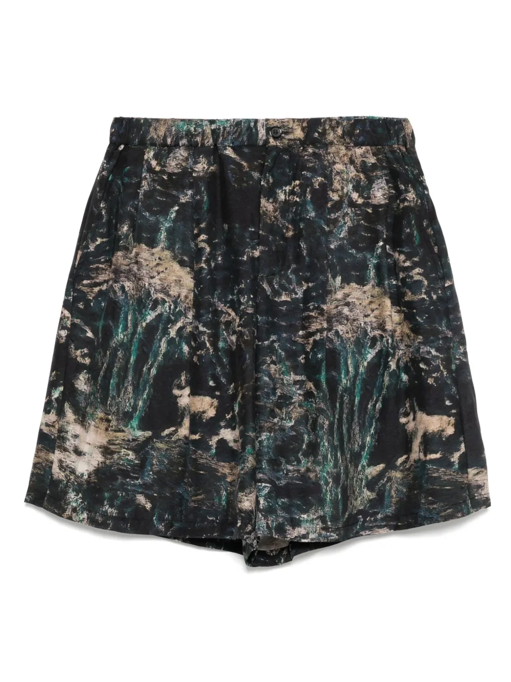 Шорты с графичным принтом Taakk, черный 
Шорты с графичным принтом Taakk, черный