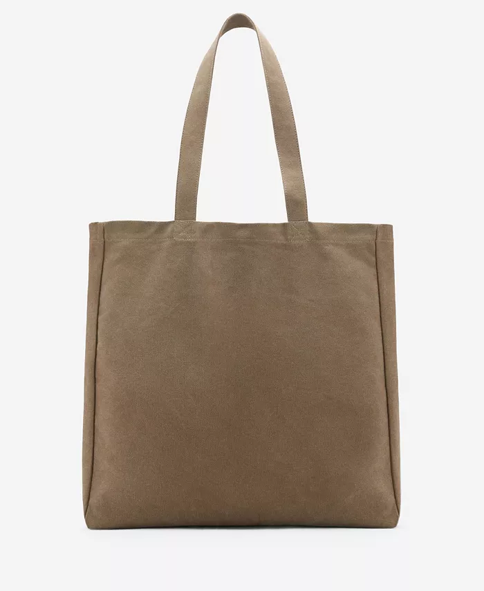 Мужская хлопковая сумка-шопер Mango, коричневый
Мужская хлопковая сумка-шопер Mango, коричневый