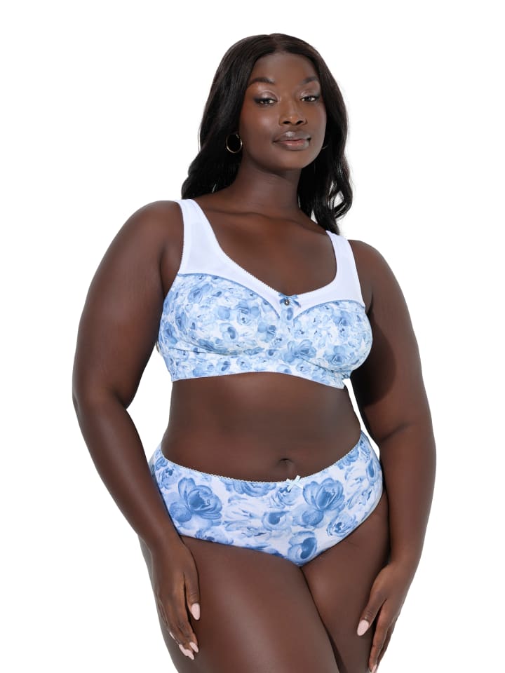 Ulla Popken Рельефный бюстгальтер небесно-голубого цвета
Ulla Popken Рельефный бюстгальтер небесно-голубого цвета