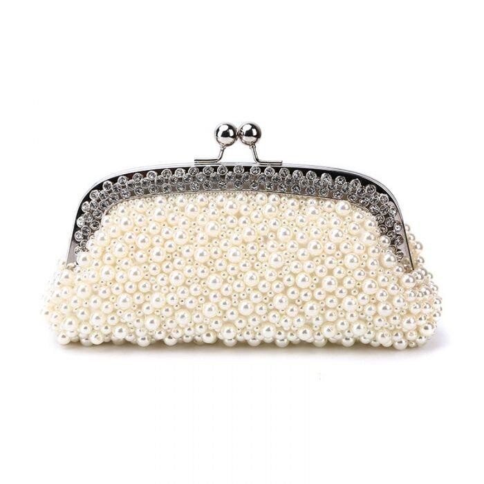 Жемчужный клатч овальной формы с серебряной рамкой в форме кроны PEACH ACCESSORIES, белый
Жемчужный клатч овальной формы с серебряной рамкой в форме кроны PEACH ACCESSORIES, белый
