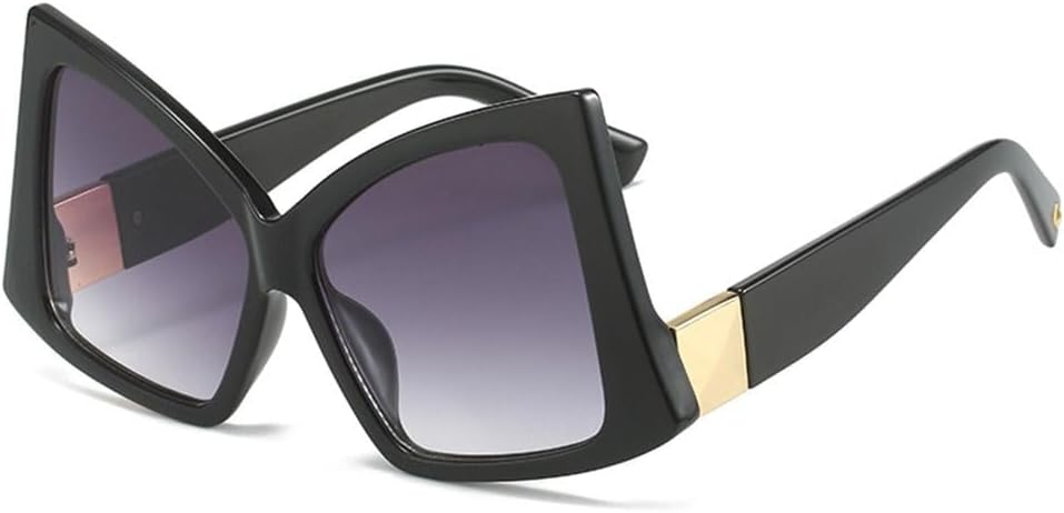 Уникальные большие солнцезащитные очки в стиле панк с бабочками для женщин и мужчин. Модные солнцезащитные очки с градиентным переходом цвета, защитные очки от УФ-излучения UV400 для спорта WNCKSQ, Black
Уникальные большие солнцезащитные очки в стиле панк с бабочками для женщин и мужчин. Модные солнцезащитные очки с градиентным переходом цвета, защитные очки от УФ-излучения UV400 для спорта WNCKSQ, Black