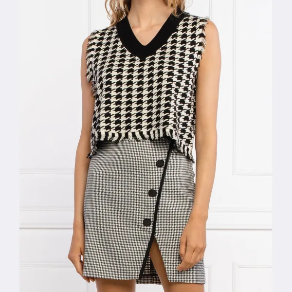 Жилет стандартного кроя Silvian Heach, черный
Жилет стандартного кроя Silvian Heach, черный