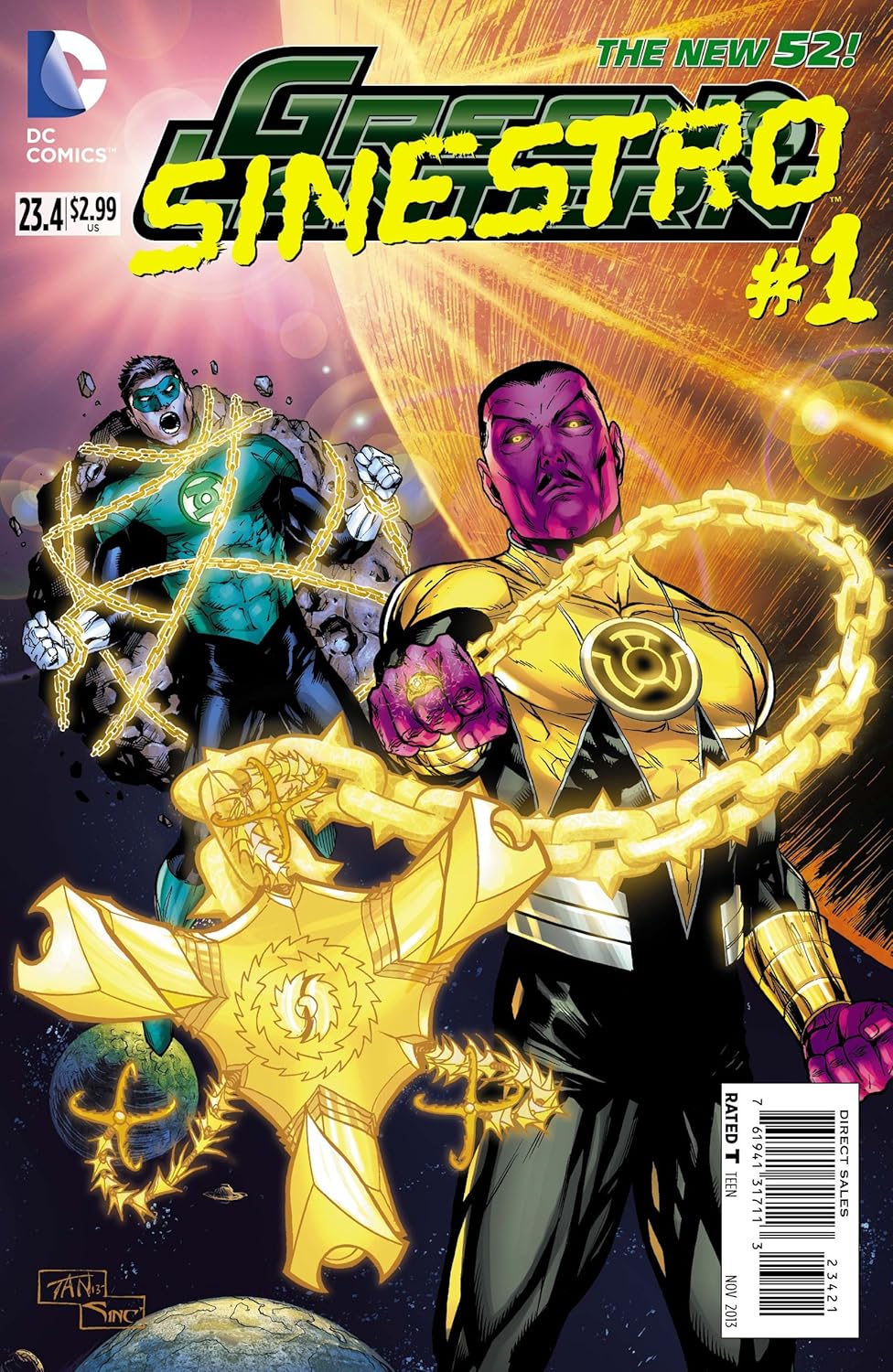 Green Lantern #23.4 Sinestro (3D Cover) (DC Comics)
Green Lantern #23.4 Sinestro (3D Cover) (DC Comics)