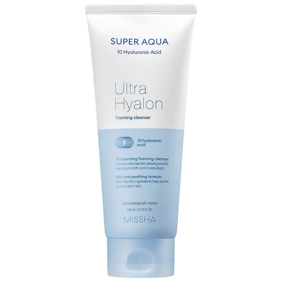 Очищающая пенка для лица super aqua 10 hyaluronic acid Missha, объем 200 мл
Очищающая пенка для лица super aqua 10 hyaluronic acid Missha, объем 200 мл