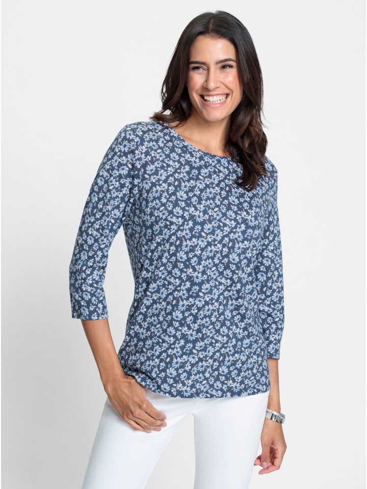 Рубашка с круглым вырезом в дымчато-синий принт WITT WEIDEN
Рубашка с круглым вырезом в дымчато-синий принт WITT WEIDEN