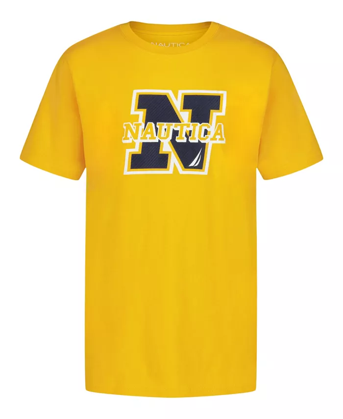 Футболка с коротким рукавом Big Boys Block N Nautica, желтый 
Футболка с коротким рукавом Big Boys Block N Nautica, желтый