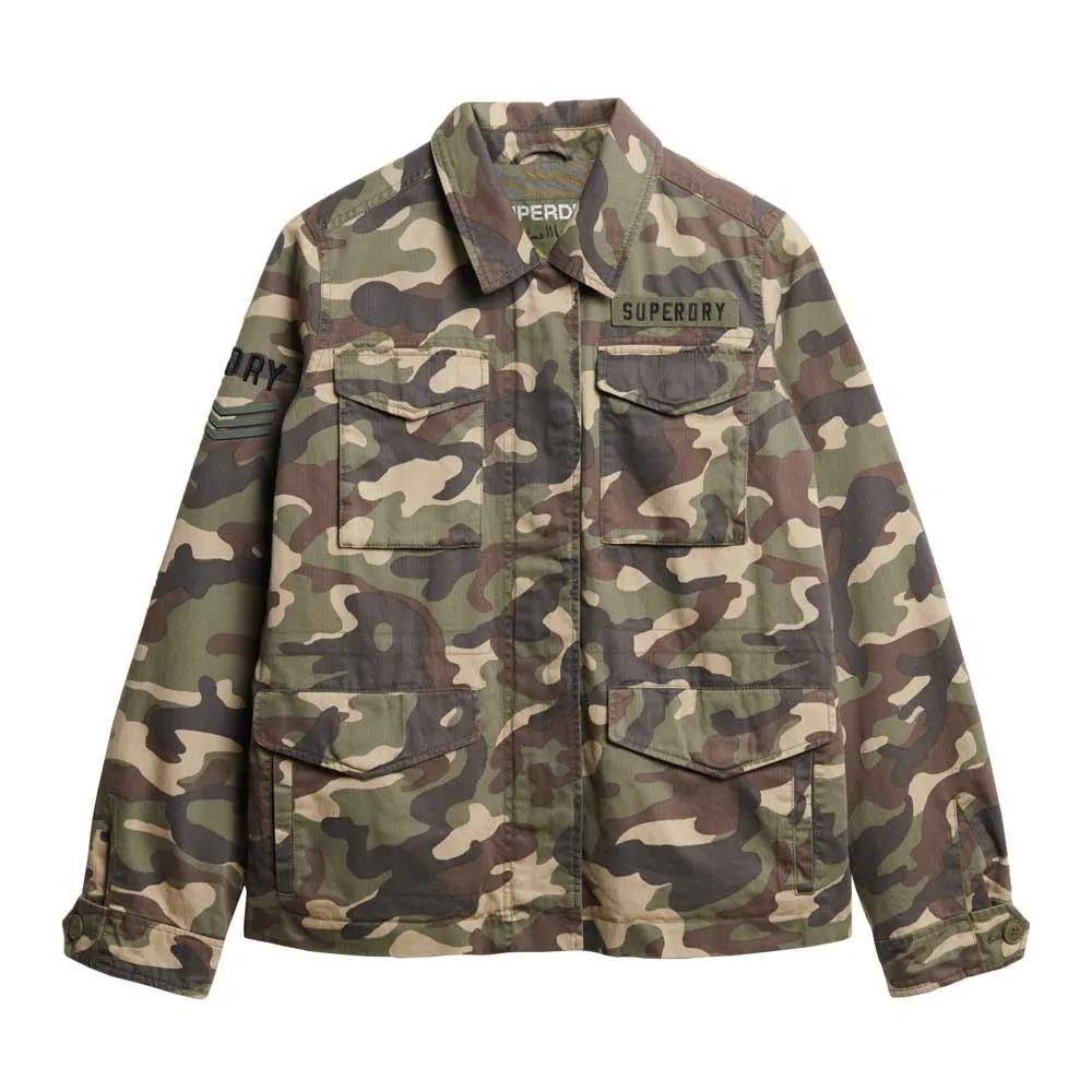 Куртка Superdry Embellished M65 Military, зеленый
Куртка Superdry Embellished M65 Military, зеленый