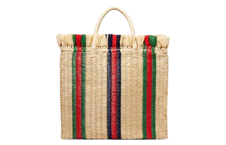 GUCCI Натуральная хлопковая сумка-шоппер соломенная повседневная женская бежевая
GUCCI Натуральная хлопковая сумка-шоппер соломенная повседневная женская бежевая