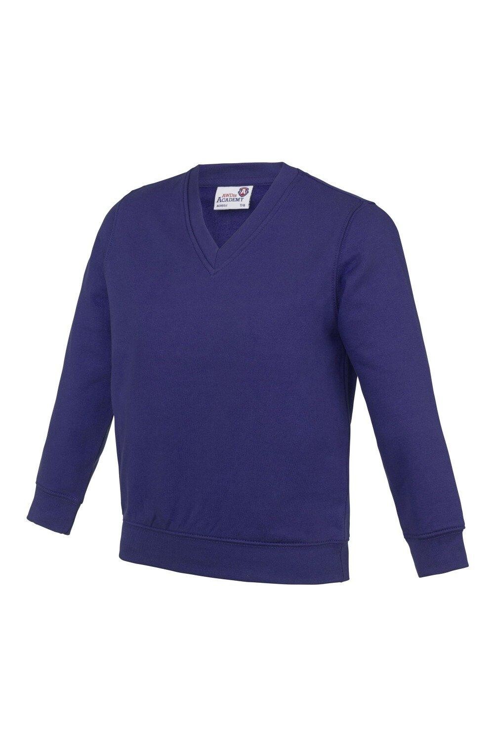 Школьный джемпер/толстовка с V-образным вырезом Academy AWDis, фиолетовый
Школьный джемпер/толстовка с V-образным вырезом Academy AWDis, фиолетовый