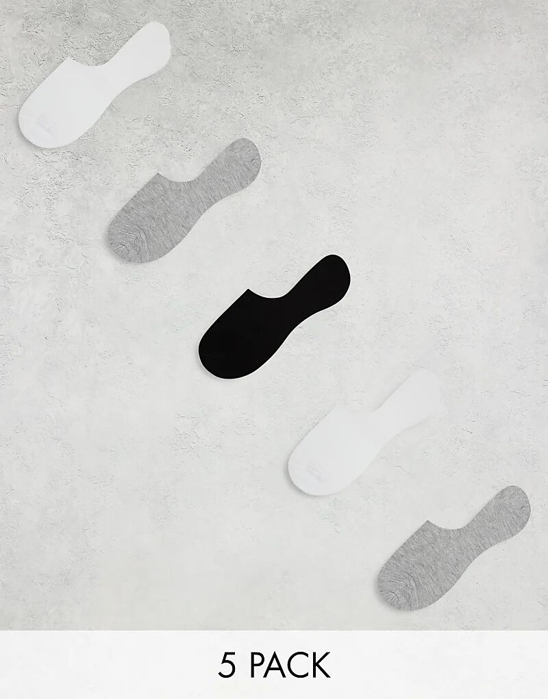 5 пар невидимых носков разных цветов ASOS DESIGN
5 пар невидимых носков разных цветов ASOS DESIGN